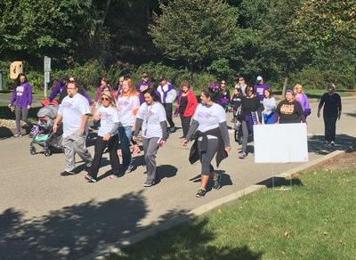 Locals walk at LindenPointe to end Alzheimer's
